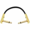 Rockboard Flat Patch Cable Gold 10 cm