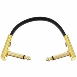 Rockboard Flat Patch Cable Gold 10 cm