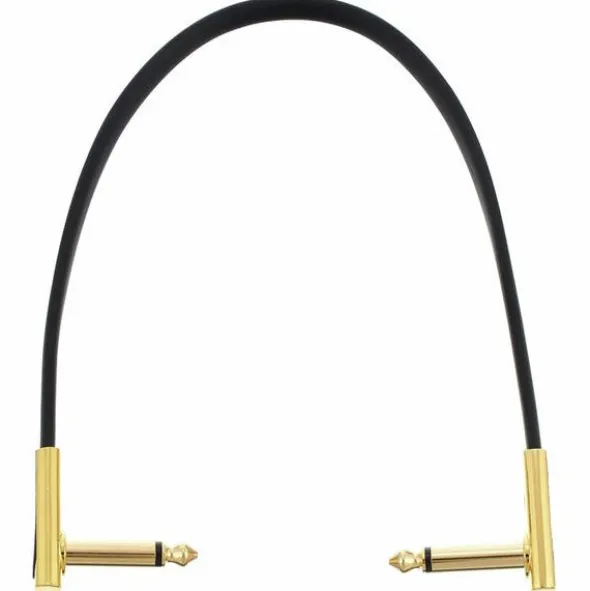 Rockboard Flat Patch Cable Gold 30 cm