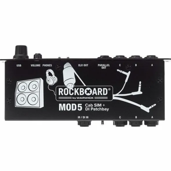 Rockboard MOD 5 - Cab SIM + DI Patchbay