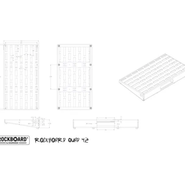 Rockboard QUAD 4.2 B with Gig Bag