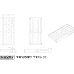 Rockboard TRES 3.1 B with Gig Bag