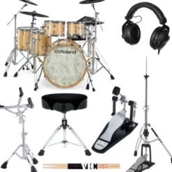 Roland VAD716-GN E-Drum Set Bundle