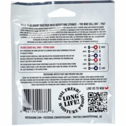 Rotosound Whites 11-54 Nickel Strings