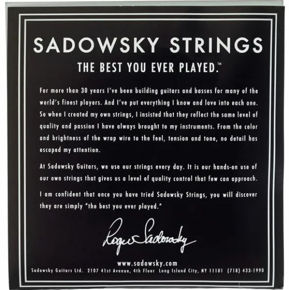 Sadowsky Black Label SBS 45-105