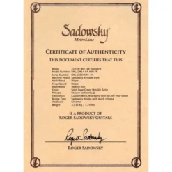 Sadowsky MetroLine 22 Will Lee 4 SGR