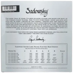 Sadowsky Silver Label Bass String 0.40