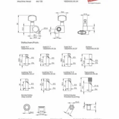 Schaller M6 135 Locking 6L NI