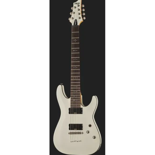 Schecter Demon 7 Vintage White