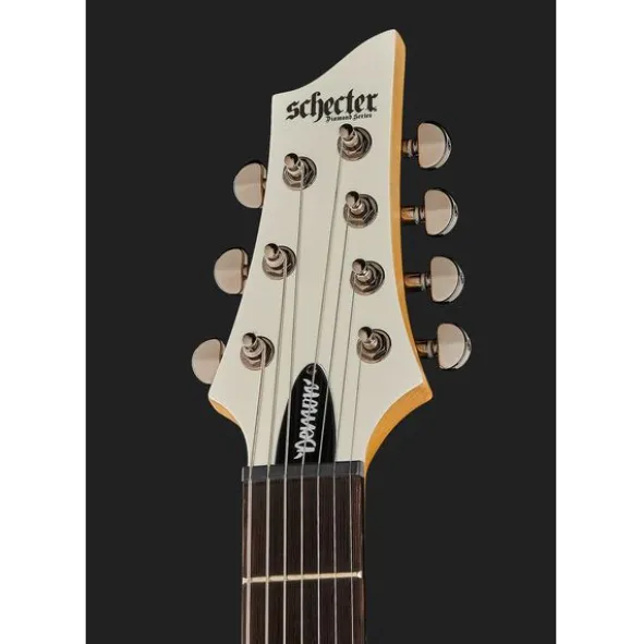 Schecter Demon 7 Vintage White