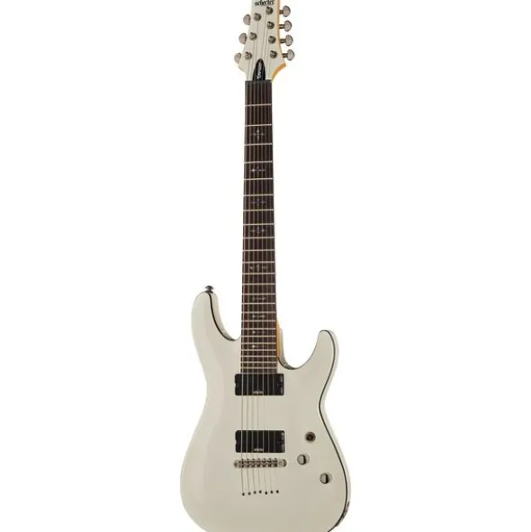 Schecter Demon 7 Vintage White