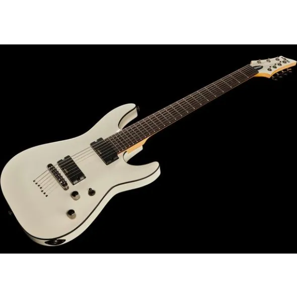 Schecter Demon 7 Vintage White