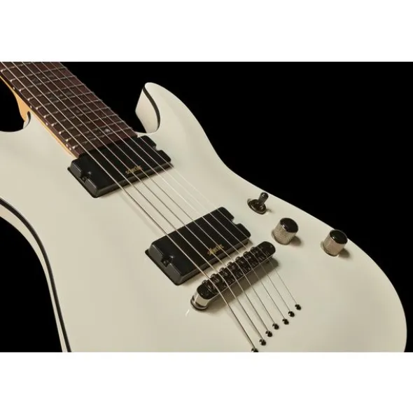 Schecter Demon 7 Vintage White