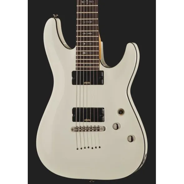 Schecter Demon 7 Vintage White