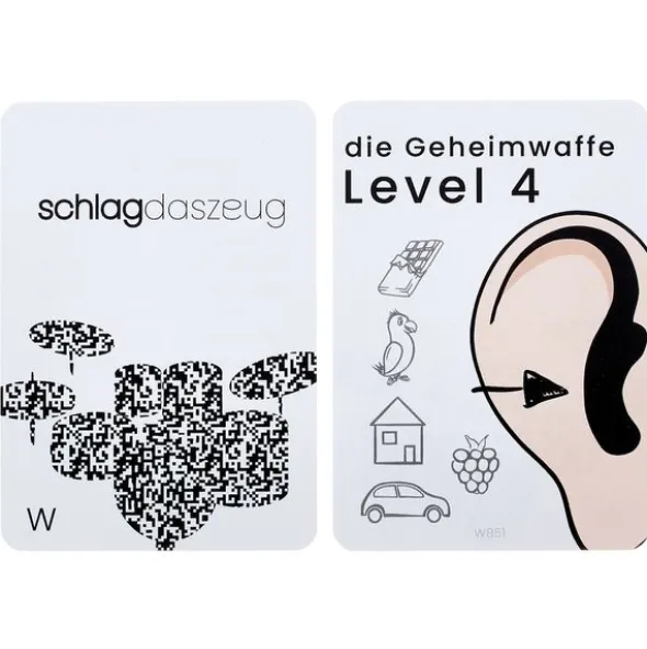 Schlag das Zeug Spielkarten-Set Level 4