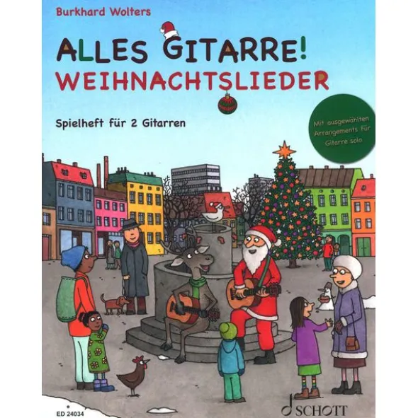 Schott Alles Gitarre Weihnachtslieder