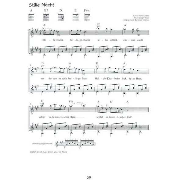Schott Alles Gitarre Weihnachtslieder