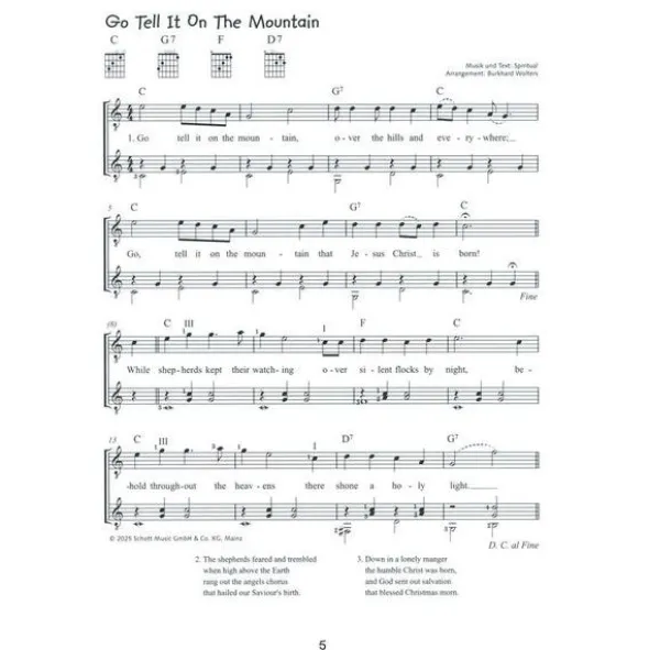 Schott Alles Gitarre Weihnachtslieder