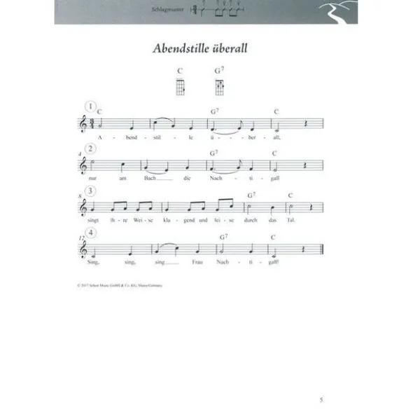 Schott Folk und Volk Gesang/Ukulele