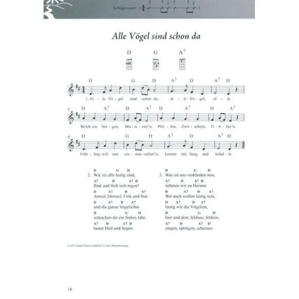 Schott Folk und Volk Gesang/Ukulele
