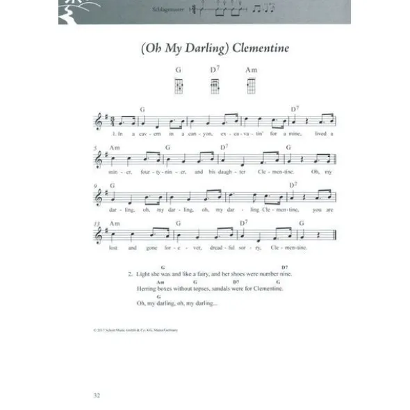Schott Folk und Volk Gesang/Ukulele