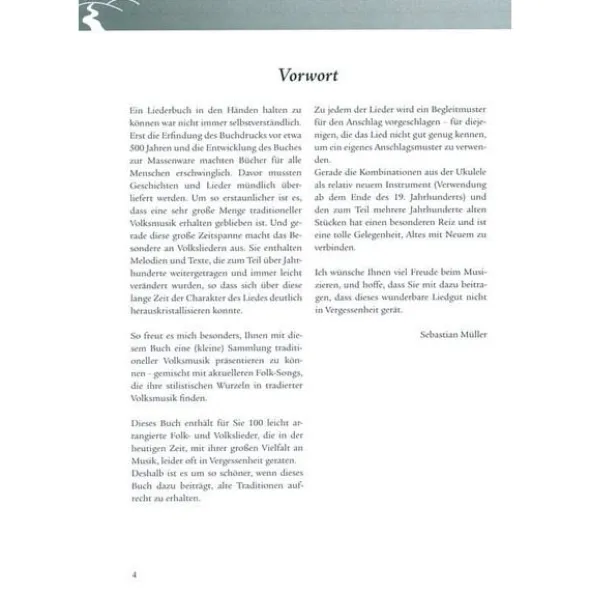 Schott Folk und Volk Gesang/Ukulele