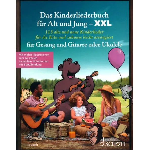 Schott Kinderliederbuch Git/Uku XXL