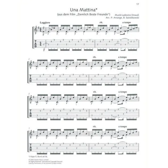 Schott Movie-Hits klassische Gitarre