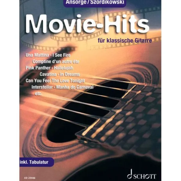 Schott Movie-Hits klassische Gitarre