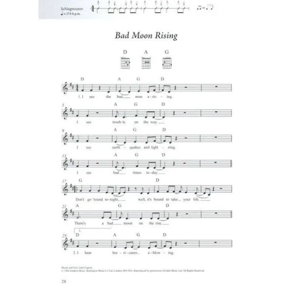Schott Rock & Pop Fetenbuch Gitarre 2