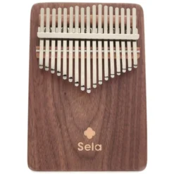 Sela Kalimba 17 Solid Black Walnut
