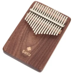 Sela Kalimba 17 Solid Black Walnut