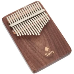 Sela Kalimba 17 Solid Black Walnut