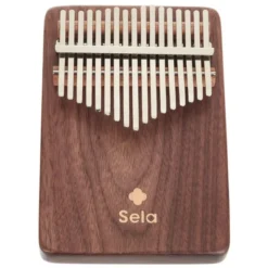 Sela Kalimba 17 Solid Black Walnut