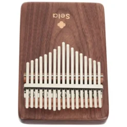 Sela Kalimba 17 Solid Black Walnut