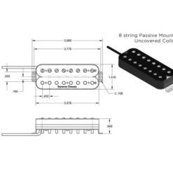 Seymour Duncan Pegasus 8-String Bridge PM BK