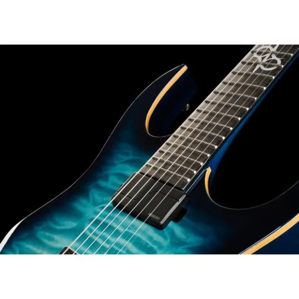 Solar Guitars S1.6AQOB Quilted Ocean Blue Br