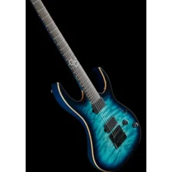 Solar Guitars S1.6AQOB Quilted Ocean Blue Br
