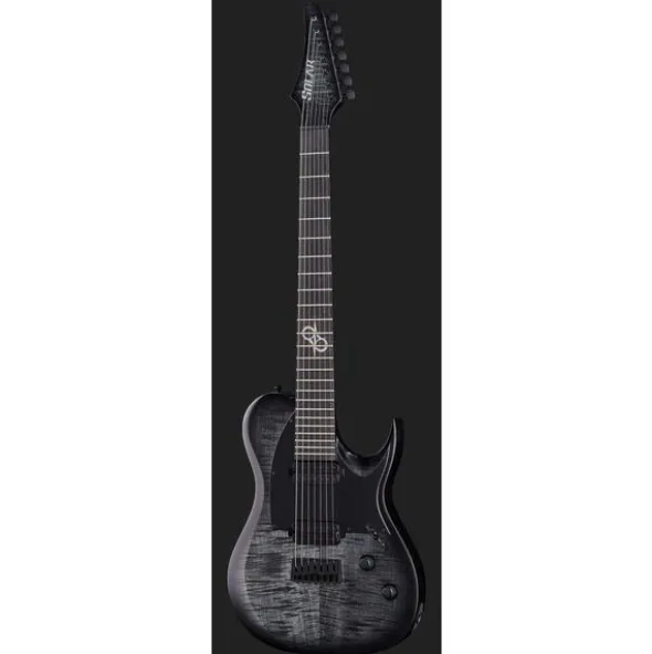 Solar Guitars T2.7FBB-Flame Black Burst