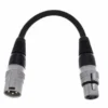 Sommer Cable Stage 22 SGHN BK 0,2m