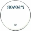 Sonor PW18BL Bass Reso Head White