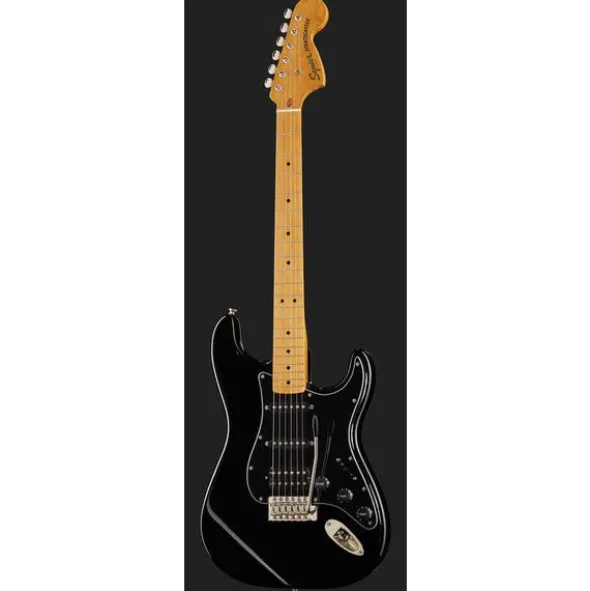 Squier CV 70s Strat HSS MN BLK Bundle