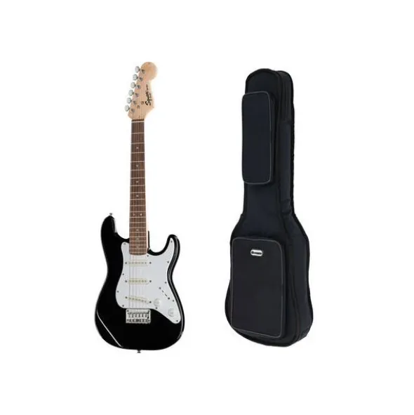 Squier Mini Strat V2 BK IL Bundle