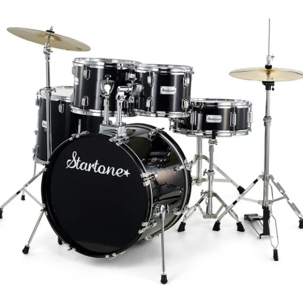 Startone Star Drum Set Studio Bundle BK
