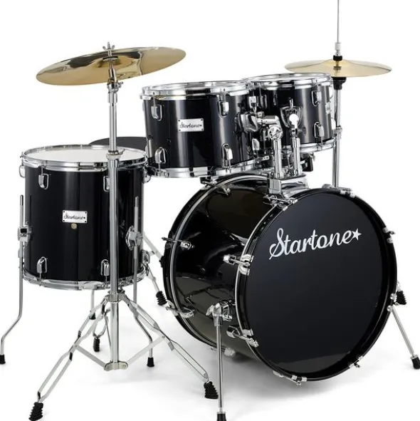Startone Star Drum Set Studio Bundle BK