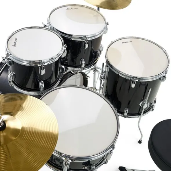 Startone Star Drum Set Studio Bundle BK