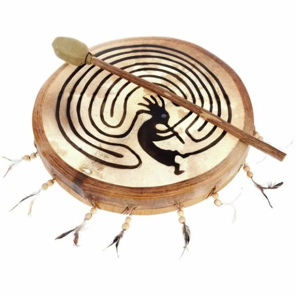 Terre Shaman Drum 40cm Kokopelli
