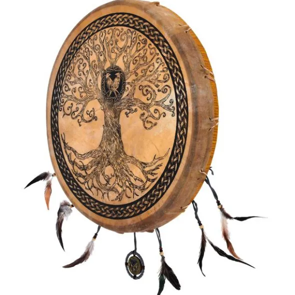 Terre Shaman Drum Cow Skin Tree 50