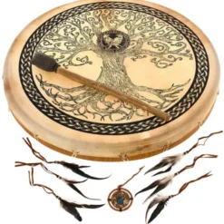 Terre Shaman Drum Goat Skin Tree 60