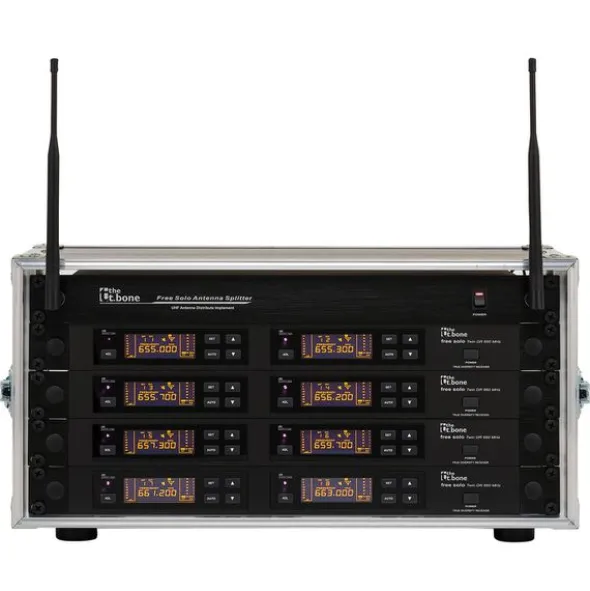 the t.bone free solo PT 660 MHz/8 CH Rack